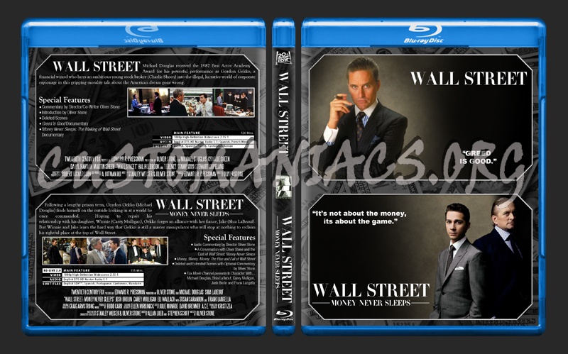 Wall Street Double Feature blu-ray cover