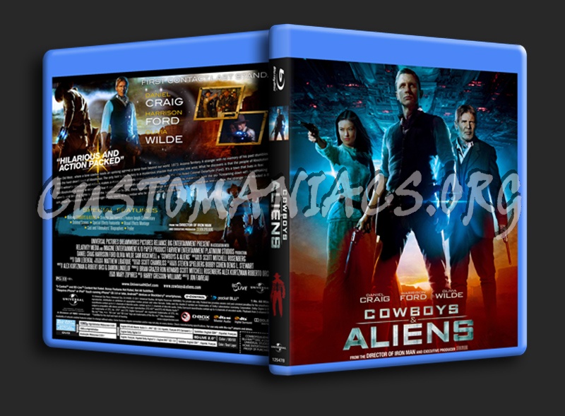 Cowboys & Aliens blu-ray cover