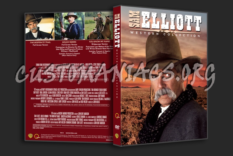 Sam Elliott Western Collection dvd cover