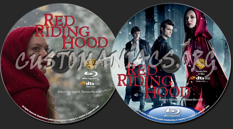 Red Riding Hood blu-ray label