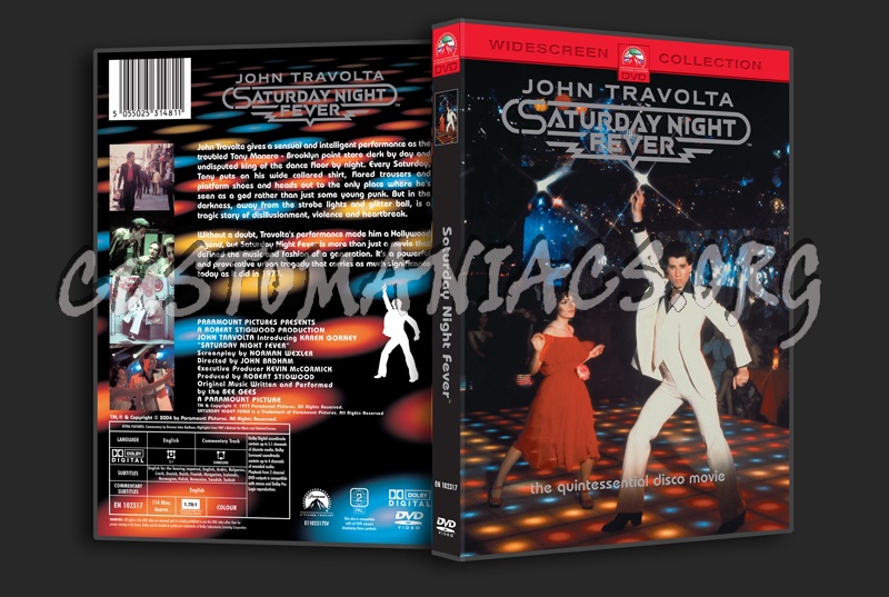 Saturday Night Fever dvd cover