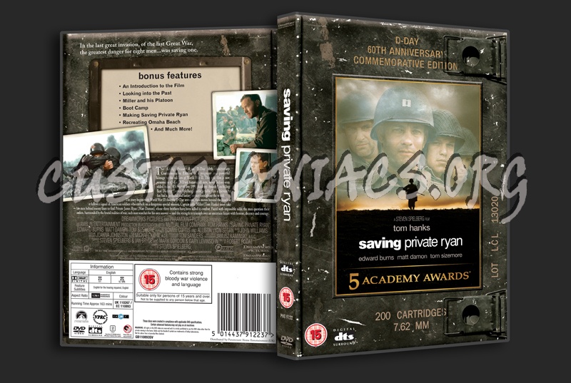 Saving Private Ryan dvd cover