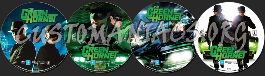 The Green Hornet dvd label