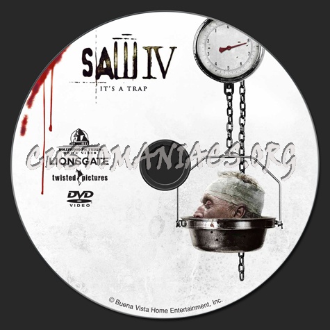 Saw IV dvd label