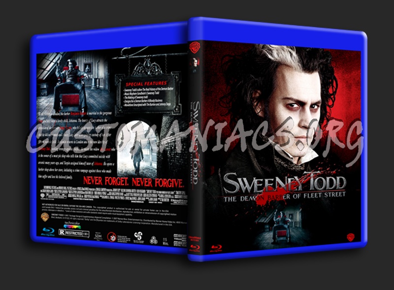 Sweeney Todd Demon Barber Of Fleet Street blu-ray cover