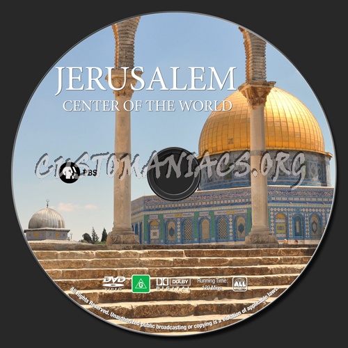 Jerusalem - Center Of The World dvd label