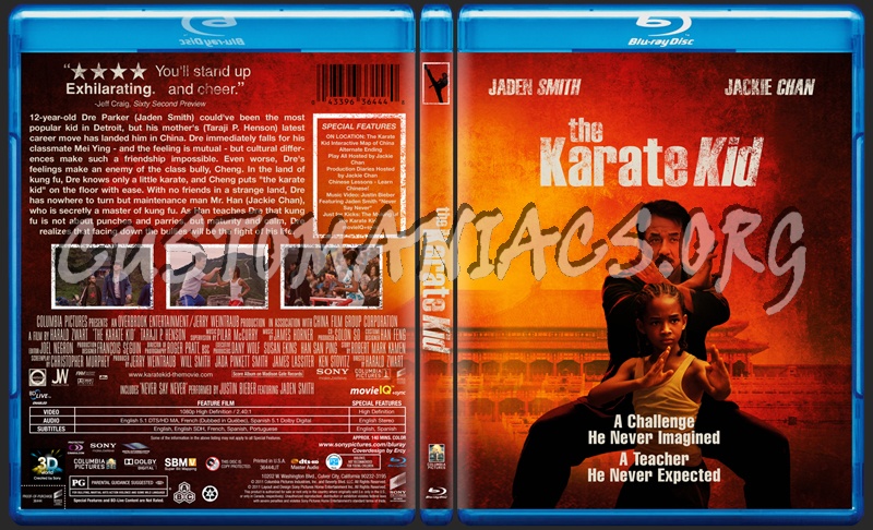 The Karate Kid blu-ray cover