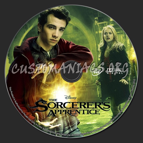 The Sorcerer's Apprentice dvd label