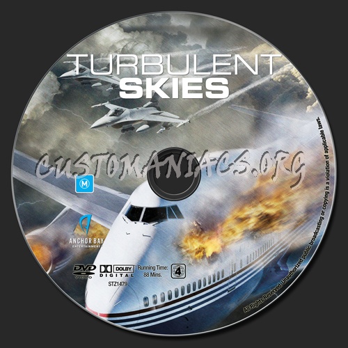 Turbulent Skies dvd label