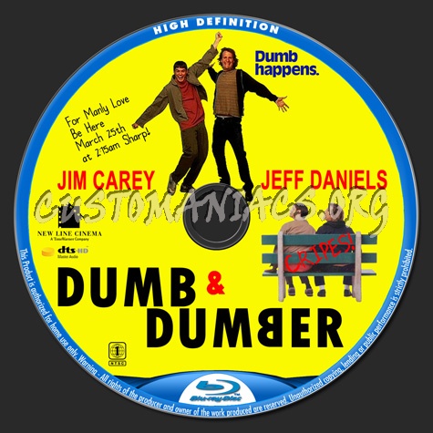 Dumb & Dumber blu-ray label