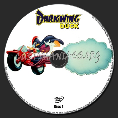 Darkwing Duck dvd label