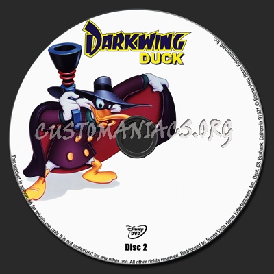 Darkwing Duck dvd label
