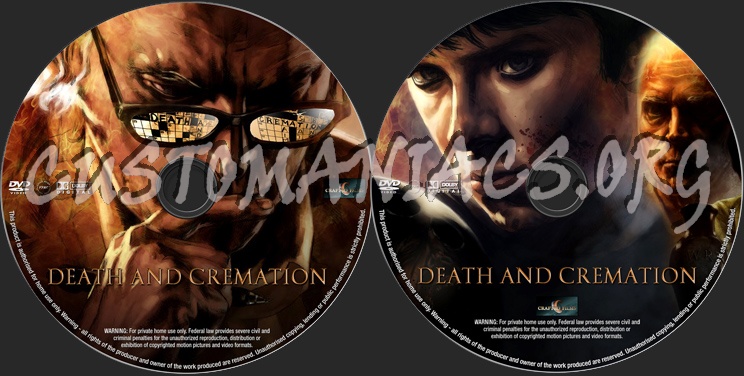 Death and Cremation dvd label