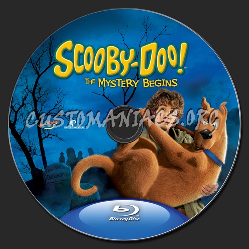 Scooby-Doo! The Mystery Begins blu-ray label