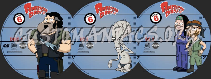 American Dad - Volume 6 dvd label