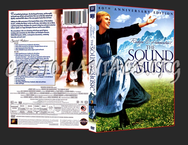 The Sound of Music 40th Anniversary Edition dvd cover