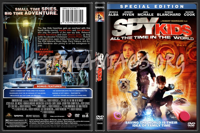 Spy Kids: All the Time in the World dvd cover