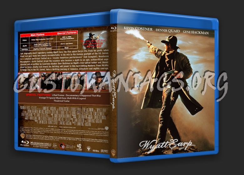 Wyatt Earp blu-ray cover