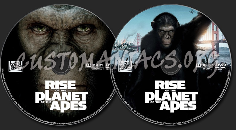 Rise Of The Planet Of The Apes dvd label - DVD Covers & Labels by ...