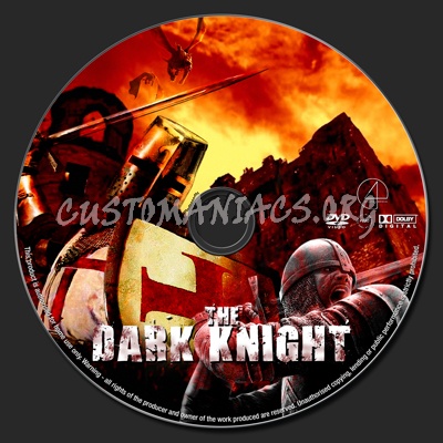 The Dark Knight dvd label