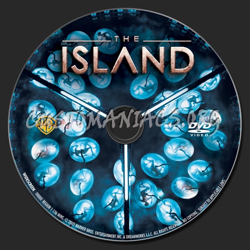 The Island dvd label