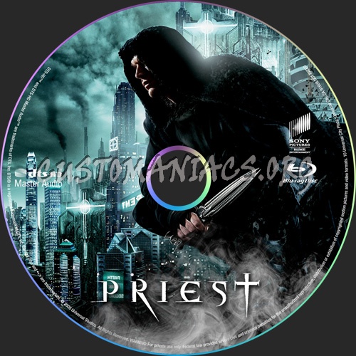 Priest blu-ray label