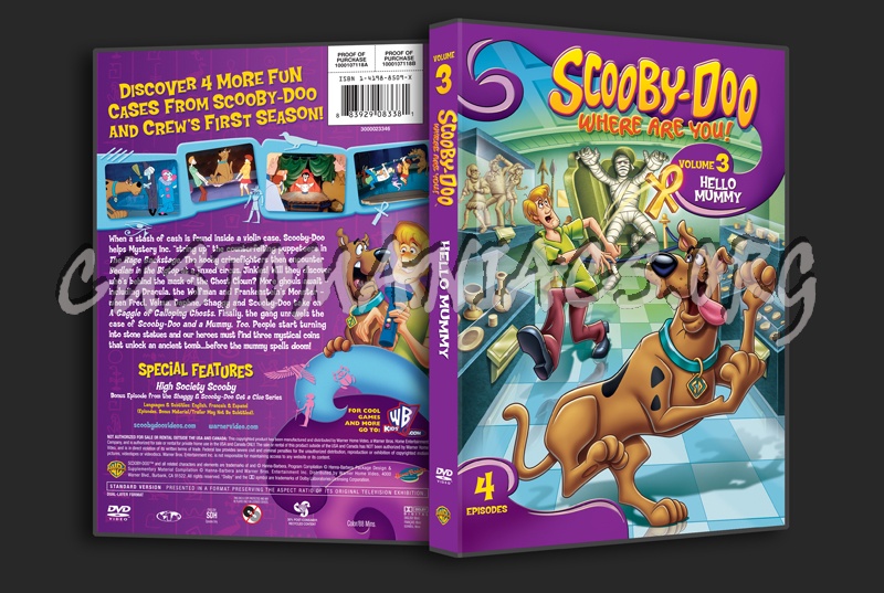 Scooby-Doo Where Are You! Volume 3 dvd cover