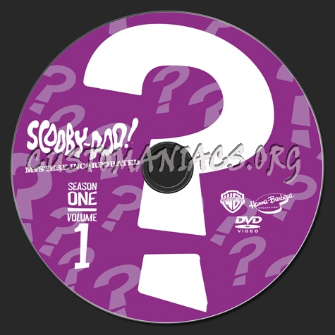 Scooby-Doo! Mystery Incorporated Season 1 Volume 1 dvd label