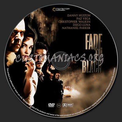 Fade to Black dvd label