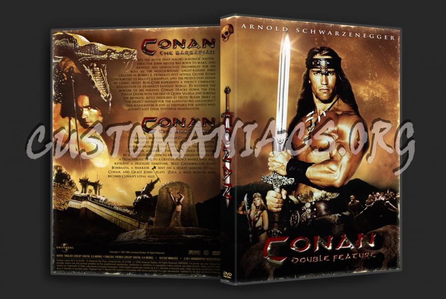 Conan - The Barbarian / The Destroyer - Double Feature dvd cover