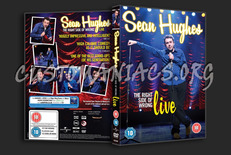 Sean Hughes The Right Side of Wrong dvd cover