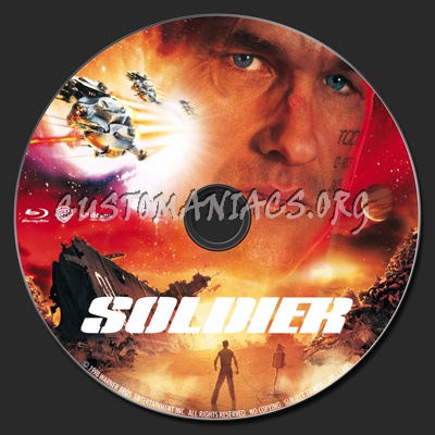 Soldier blu-ray label