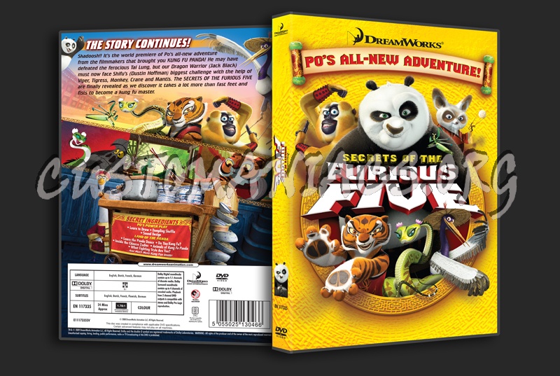 Secrets of the Furious Five dvd cover