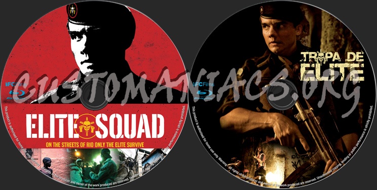 Elite Squad - Tropa de Elite blu-ray label