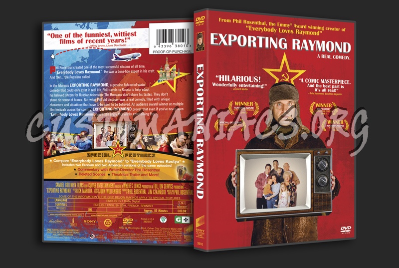 Exporting Raymond dvd cover