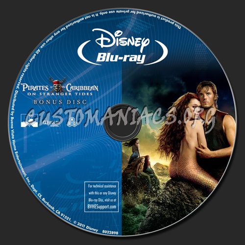 Pirates of the Caribbean: On Stranger Tides blu-ray label