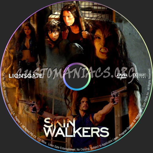 SkinWalkers dvd label