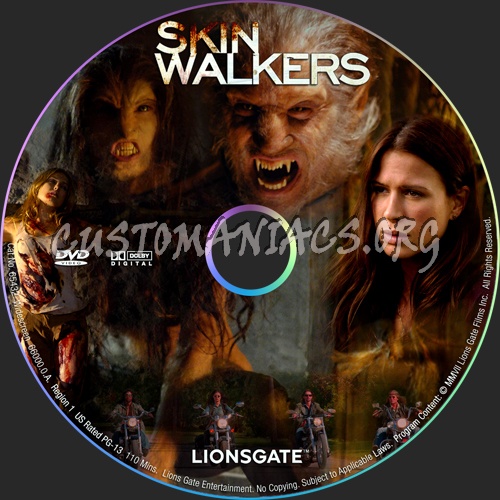 SkinWalkers dvd label