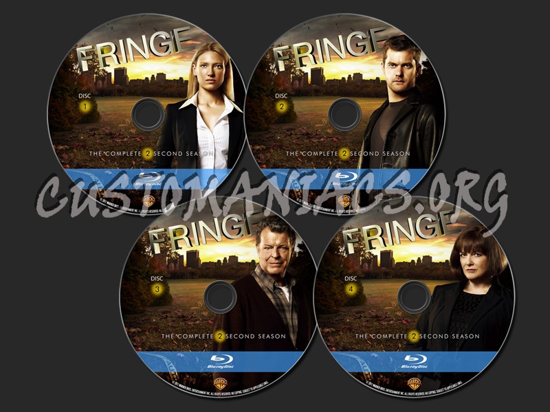 Fringe Season 2 blu-ray label