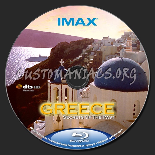 Greece - Secrets Of The Past blu-ray label