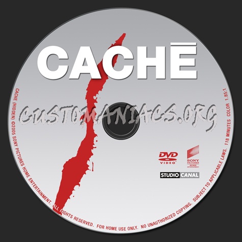 Cach (Hidden) dvd label