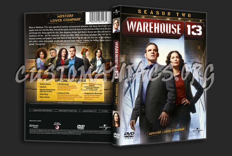 Warehouse 13 Season 2 dvd cover