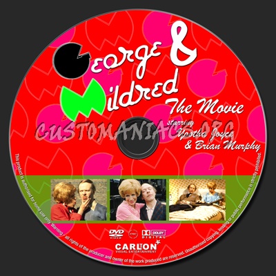 George Mildred The Movie dvd label DVD Covers Labels by