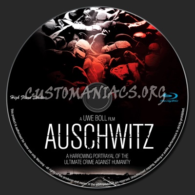 Auschwitz blu-ray label