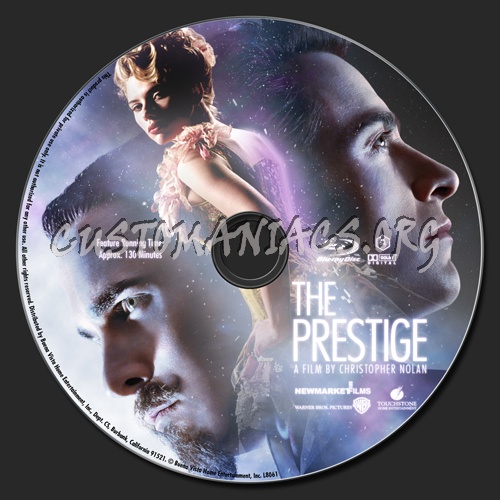 The Prestige blu-ray label