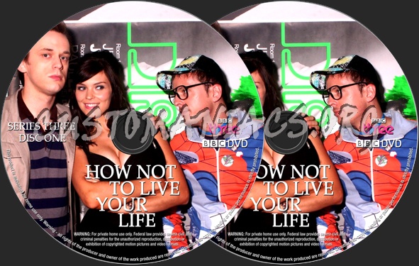 How Not to Live Your Life Series 3 dvd label