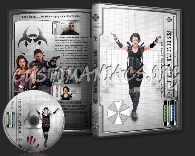 Resident Evil Afterlife dvd cover