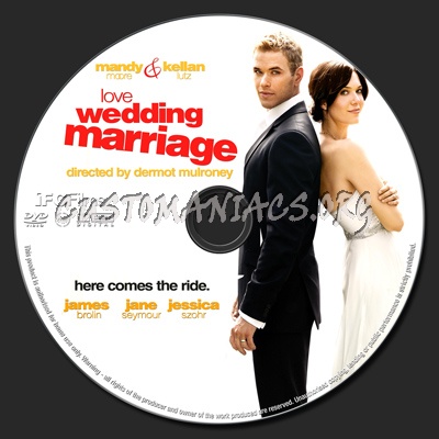 Love, Wedding, Marriage dvd label