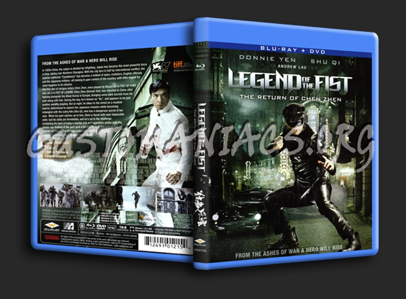 Legend of the Fist: The Return of Chen Zhen blu-ray cover