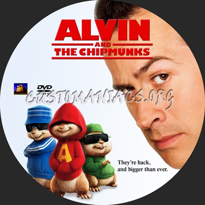 Alvin And The Chipmunks dvd label